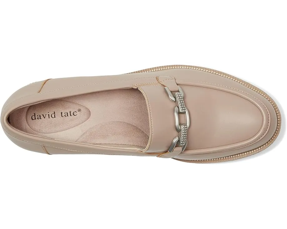 David Tate Лоферы Magical с декоративной цепочкой и поддержкой свода стопы