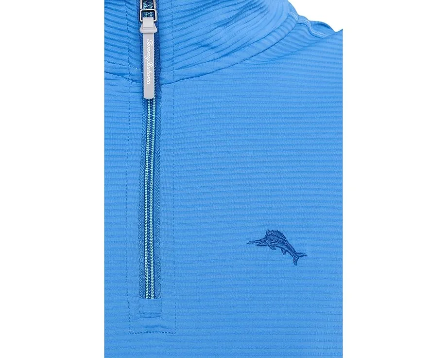 Куртка Tommy Bahama Costa Wave Half Zip с защитой UPF 30 и влагоотведением