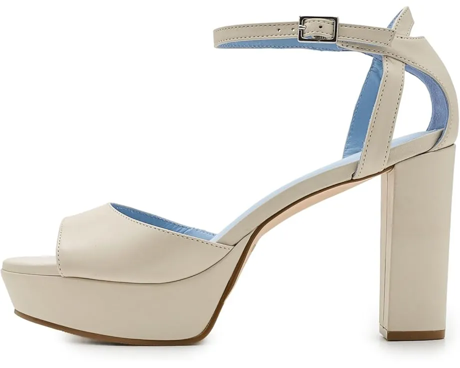 Сандалии Bernardo Valeria на платформе с высоким каблуком и регулируемым ремешком на щиколотке