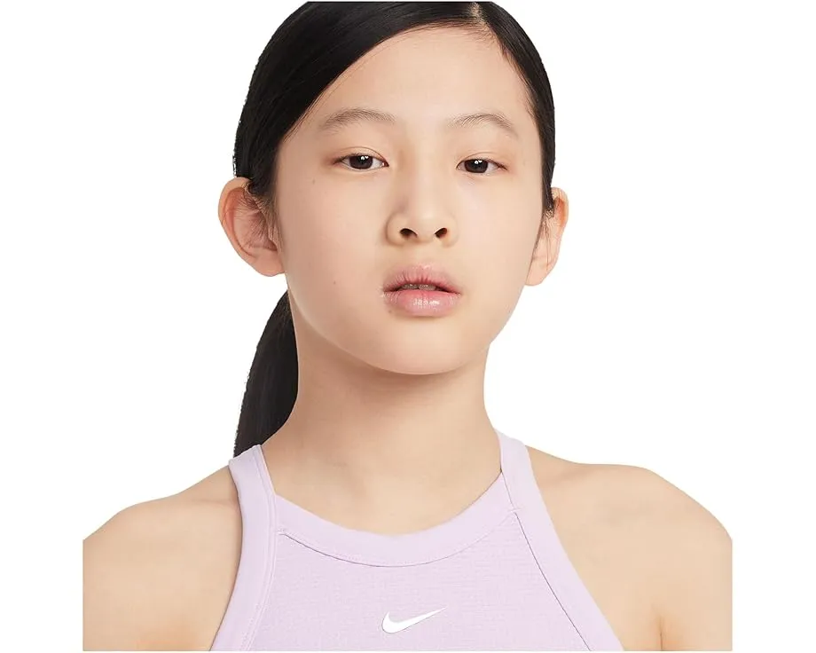 Детский топ Nike Kids High Neck с технологией Dri FIT и встроенным бра