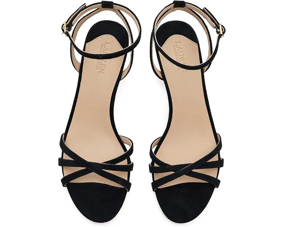 Сандалии Kendyl Kitten-Heels из замши на каблуке-рюмочке