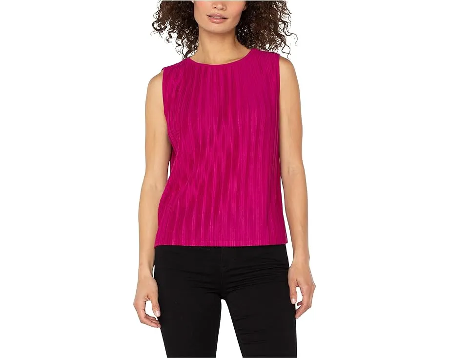 Топ Liverpool Los Angeles Sleeveless Crew Neck Knit без рукавов из французского велюра