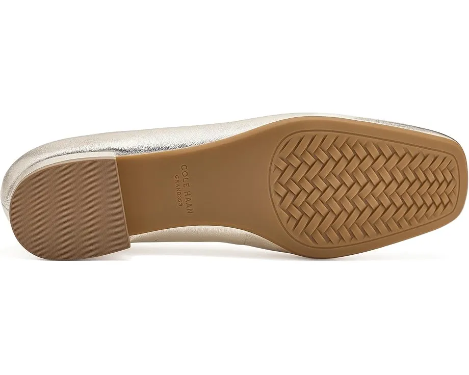 Cole Haan балетки Go-to Verley Horsebit из черной кожи