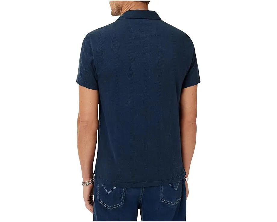 Поло John Varvatos Zion из органического хлопка с короткими рукавами