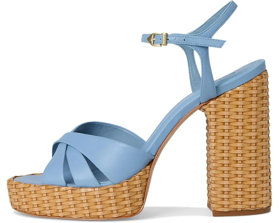 Schutz Keefa Straw босоножки на платформе с верхом из натуральной соломки