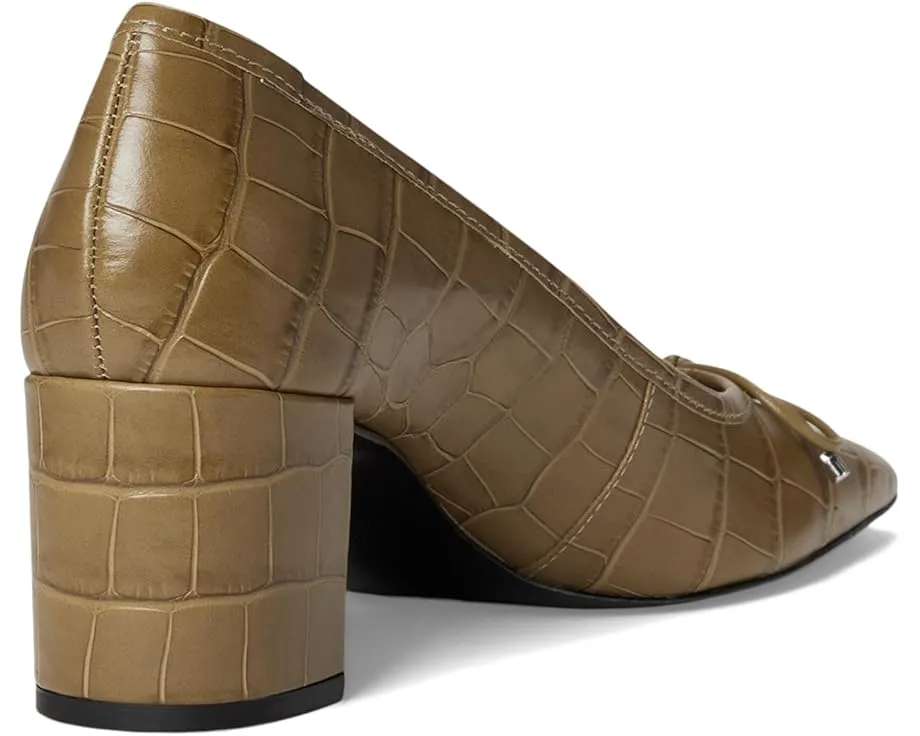 Туфли Schutz Arissa на устойчивом каблуке с квадратным носком и бантом