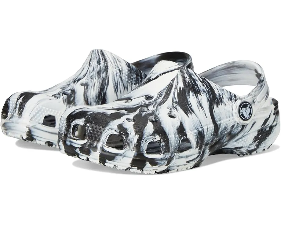 Crocs Classic Marbled Tie-Dye Clogs детские сабо в технике тай-дай