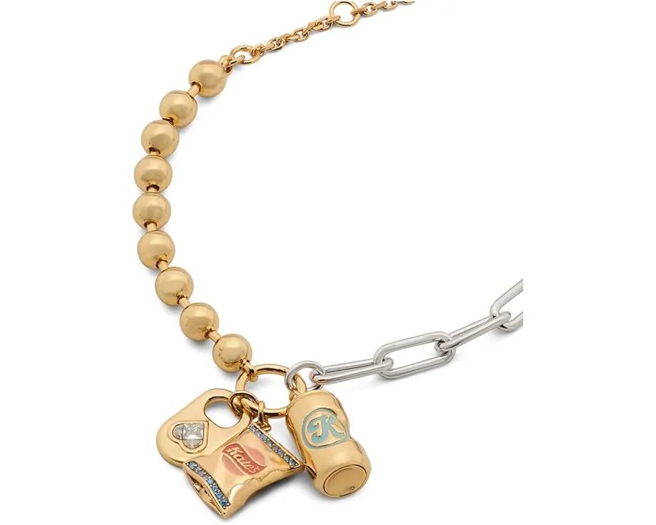 Браслет Snack Time Charm с подвесками и цирконием Kate Spade New York