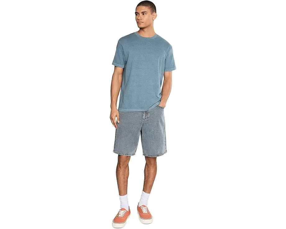 Футболка RVCA Midweight Label Short Sleeve повышенной плотности с этикеткой