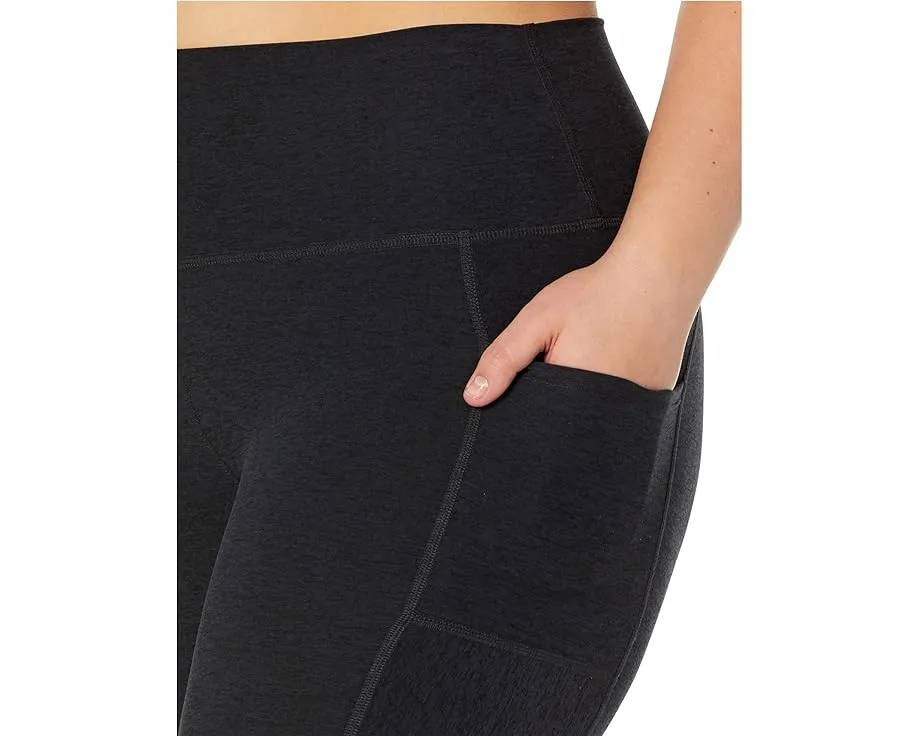 Beyond Yoga велосипедки с карманами высокой посадки из мягкой ткани Spacedye для больших размеров