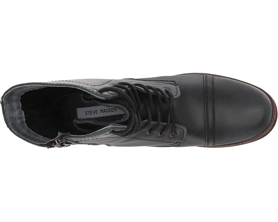 Ботинки Steve Madden Troopah-C с гладкой кожей и боковой молнией