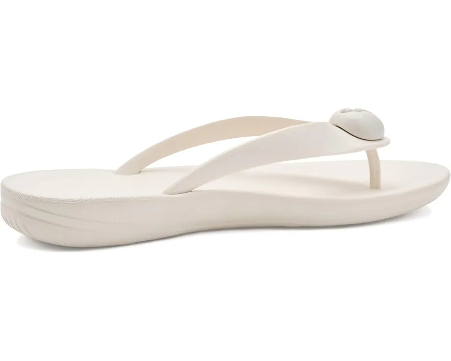 Шлепанцы iQushion Glossy Button FitFlop с резиновым верхом