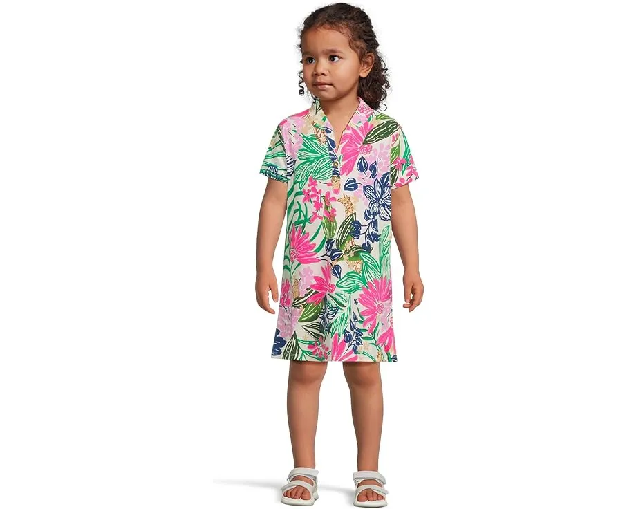 Платье Mini Love Active с защитой от солнца UPF 50+ и шортами Lilly Pulitzer Kids