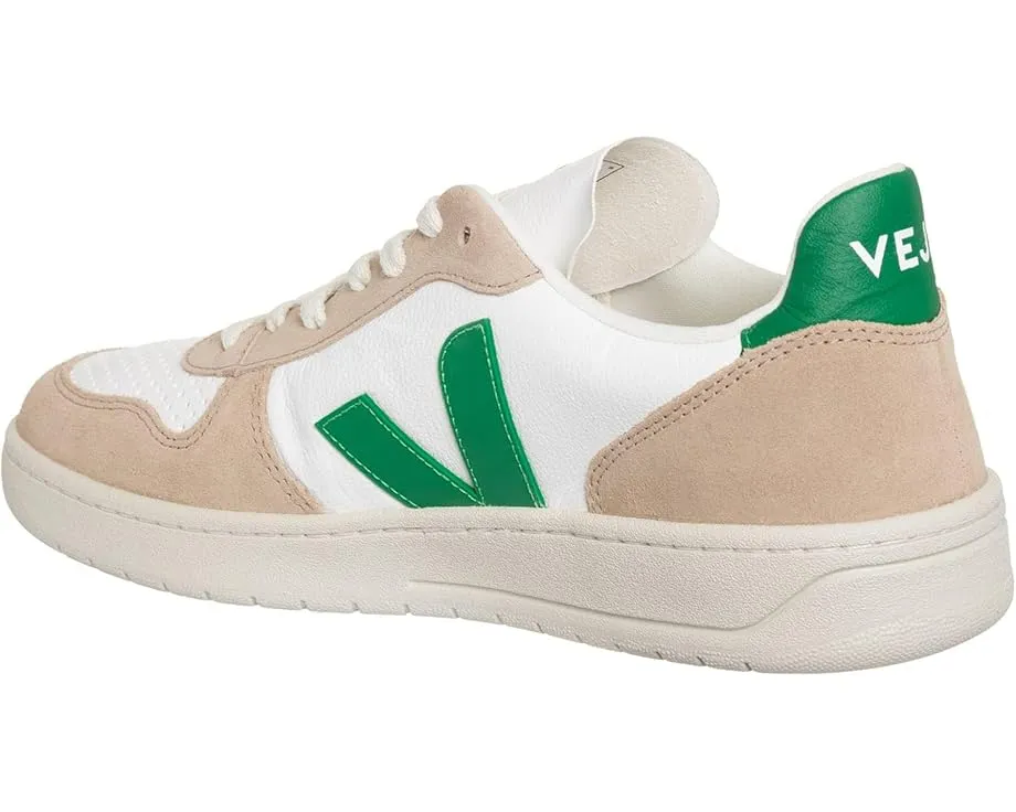 Кроссовки VEJA V-10 из экологичных материалов с круглым носком