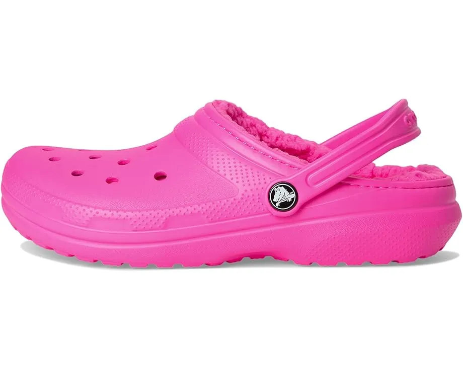 Crocs Classic Lined Clog детские утепленные сабо с искусственным мехом