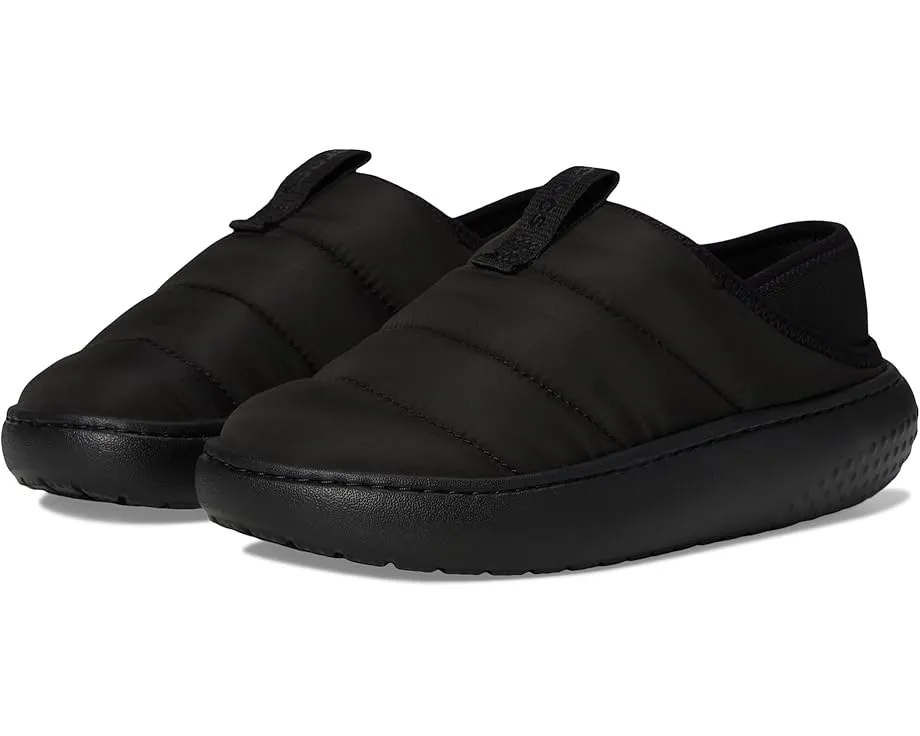Crocs Classic Puff Moc детские утепленные клоги с искусственным мехом