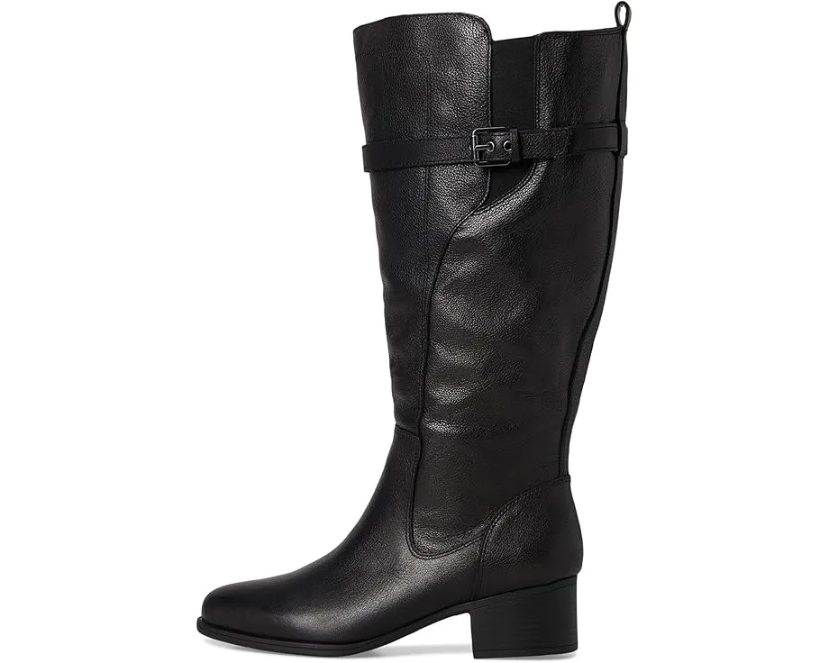 Высокие сапоги Naturalizer Kenna Extra Wide Calf до колена с ремнем и пряжкой