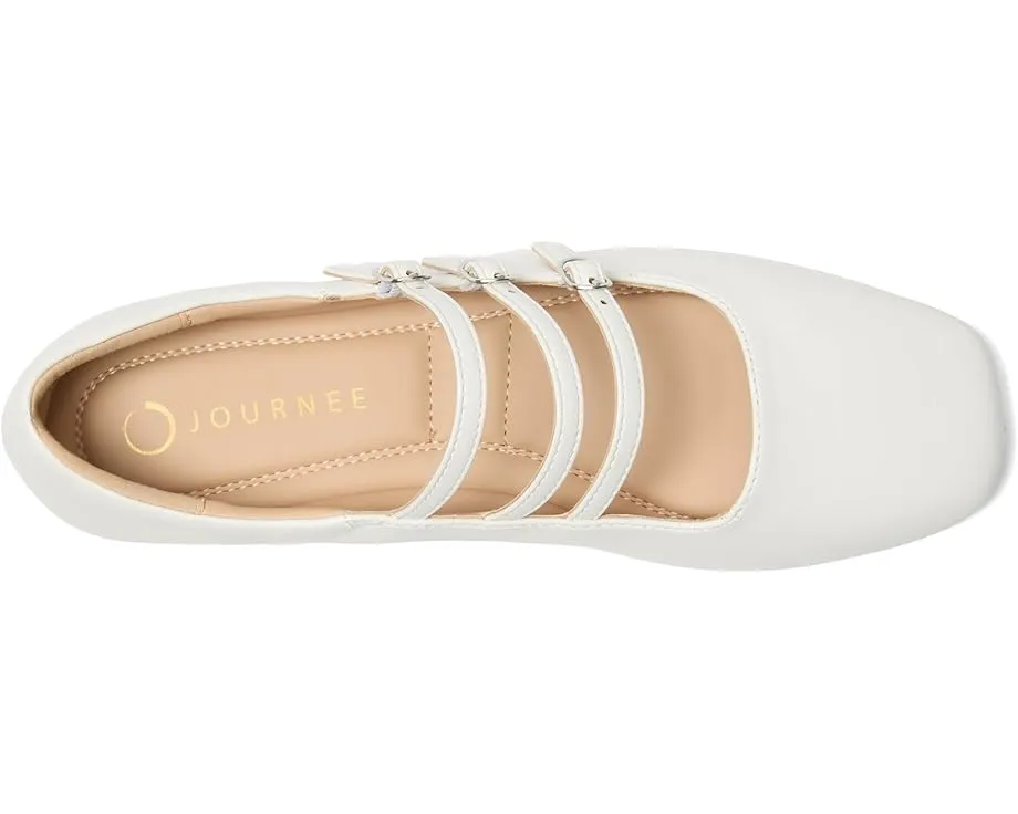 Туфли Journee Collection Darlin в стиле Мэри Джейн с квадратным носком и несколькими ремешками