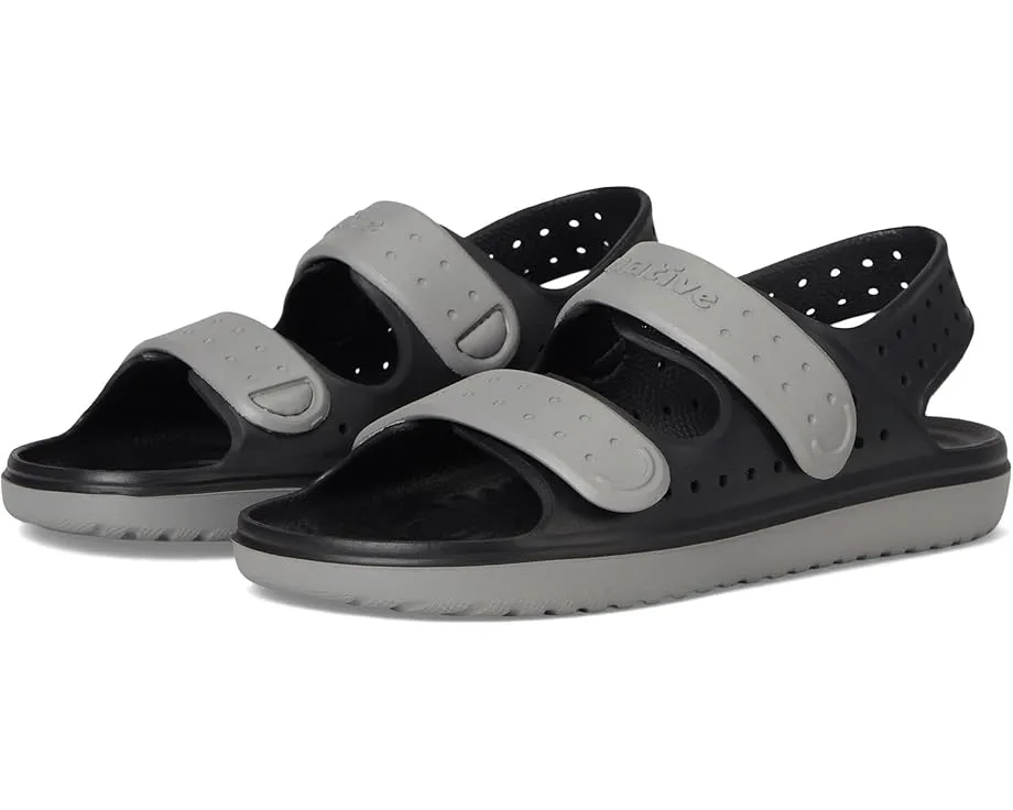 Детские сандалии Native Shoes Chase с круглым носком и тройными регулируемыми ремешками