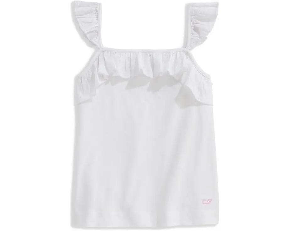 Детский топ Vineyard Vines Kids без рукавов с рюшами
