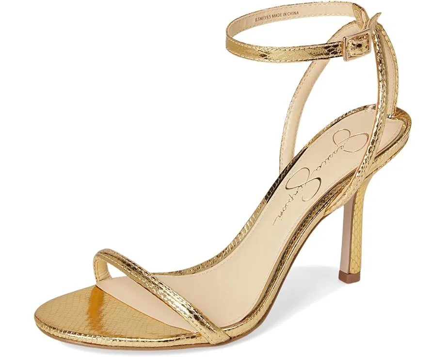 Босоножки на шпильке Jessica Simpson Baharia с блестками и ремешком на щиколотке