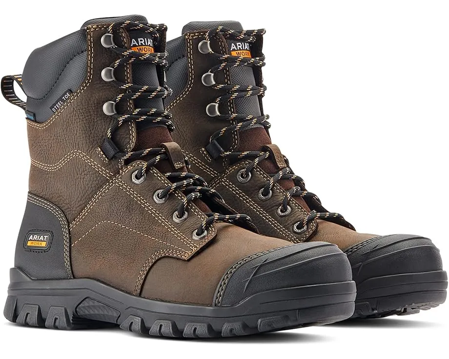 Ariat Рабочие ботинки Treadfast 8 дюймов (20.32 см) со стальным носком и защитой от воды