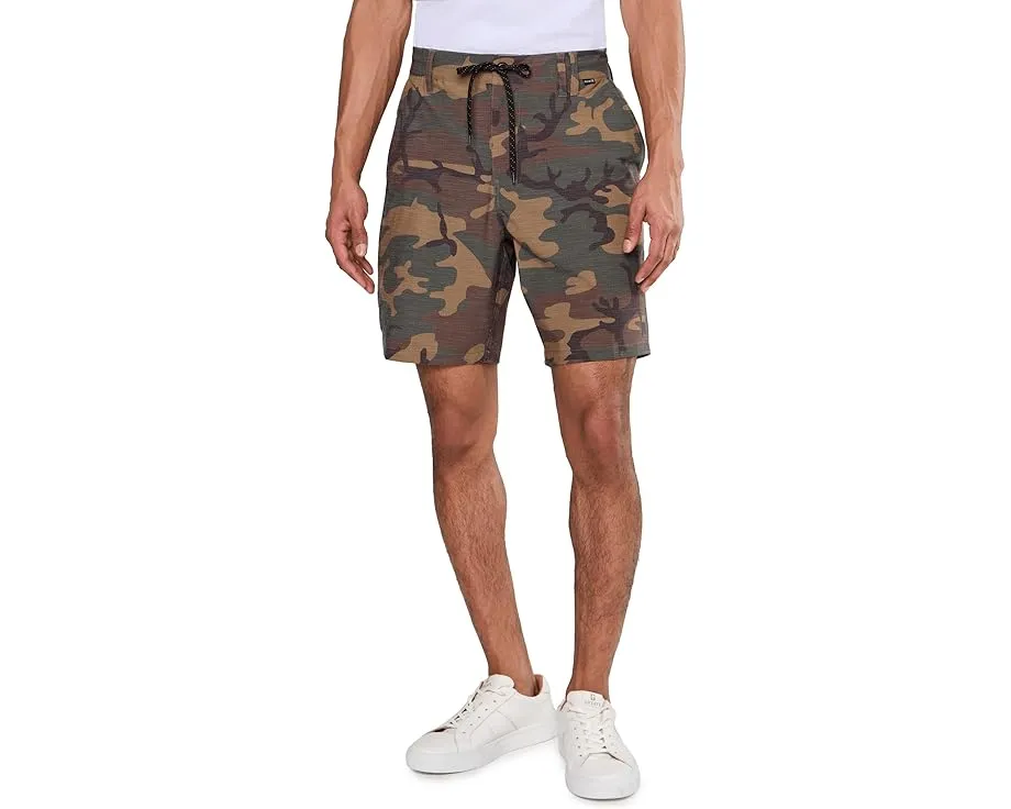 Шорты Hurley Phantom Nomad Walkshorts 19 дюймов (48 см) с камуфляжем