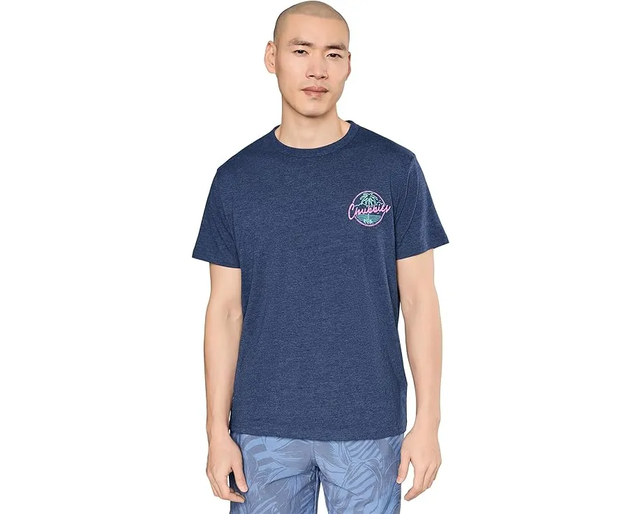 Футболка Chubbies The Night Never Sleeps с принтом спереди и сзади из хлопка