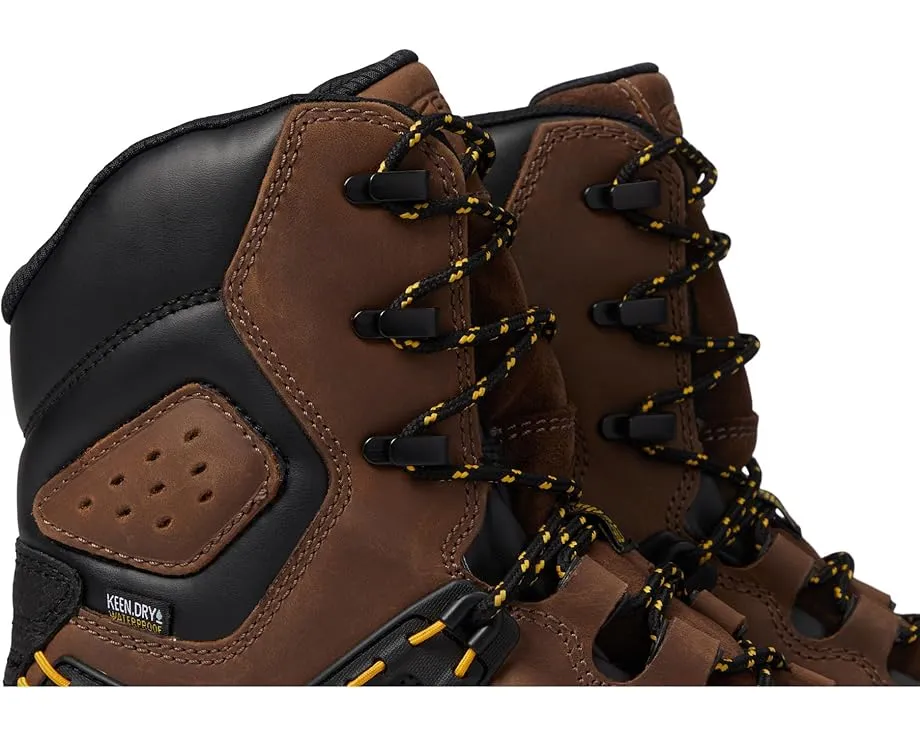 Водонепроницаемые рабочие ботинки KEEN Utility Dover 8 дюймов с мысом из углеродного волокна