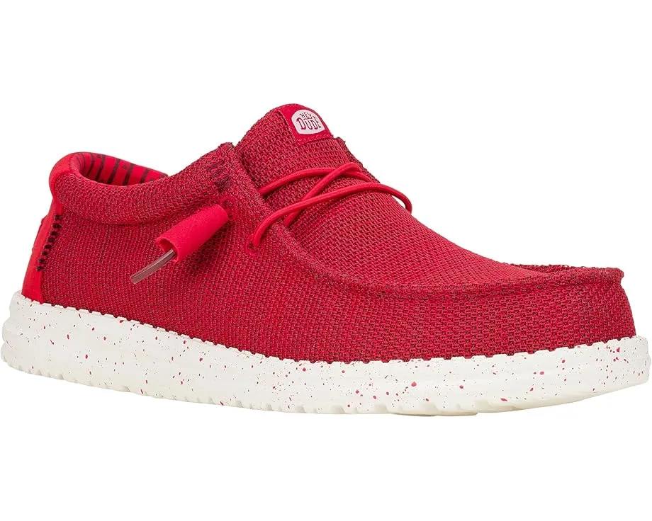 Обувь Hey Dude Wally Stretch Sox с эластичными шнурками и съемной стелькой