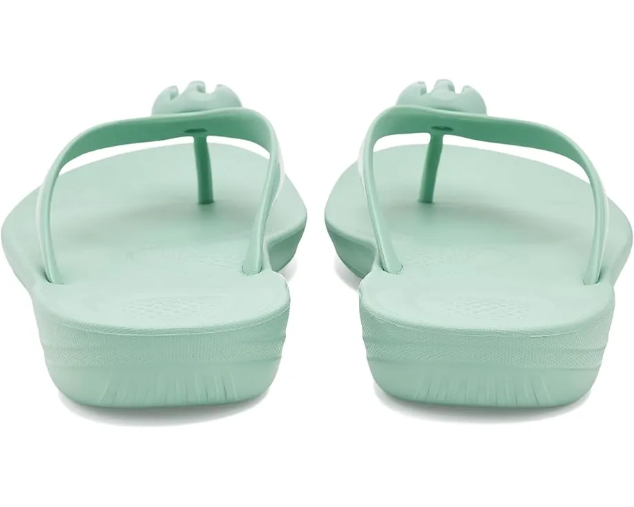 Шлепанцы iQushion Glossy Button FitFlop с резиновым верхом