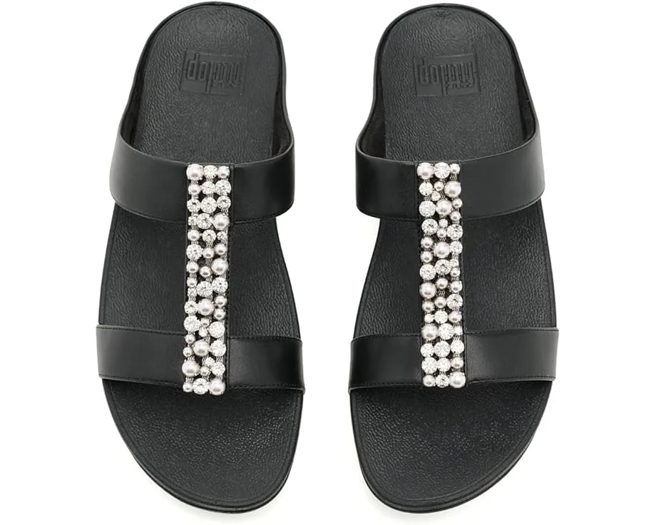 FitFlop Сланцы Fino с жемчугом и кристаллами