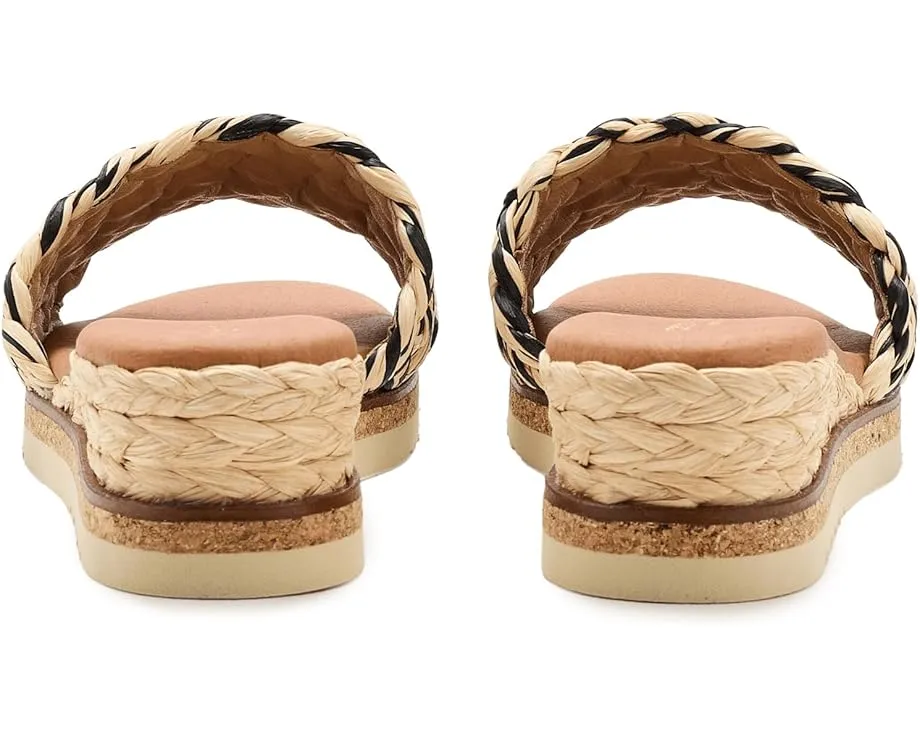 Сандалии Andre Assous Nessie на платформе с плетеным каблуком и миндалевидным носком