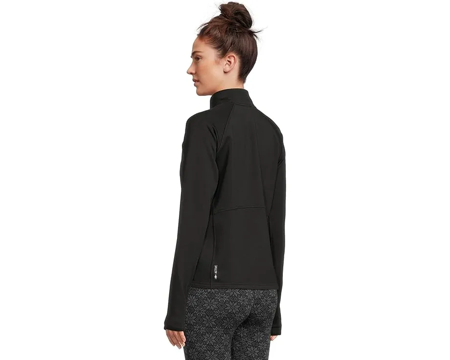 Кофта Smartwool Active Fleece Wind 1/2 Zip с ветрозащитной панелью