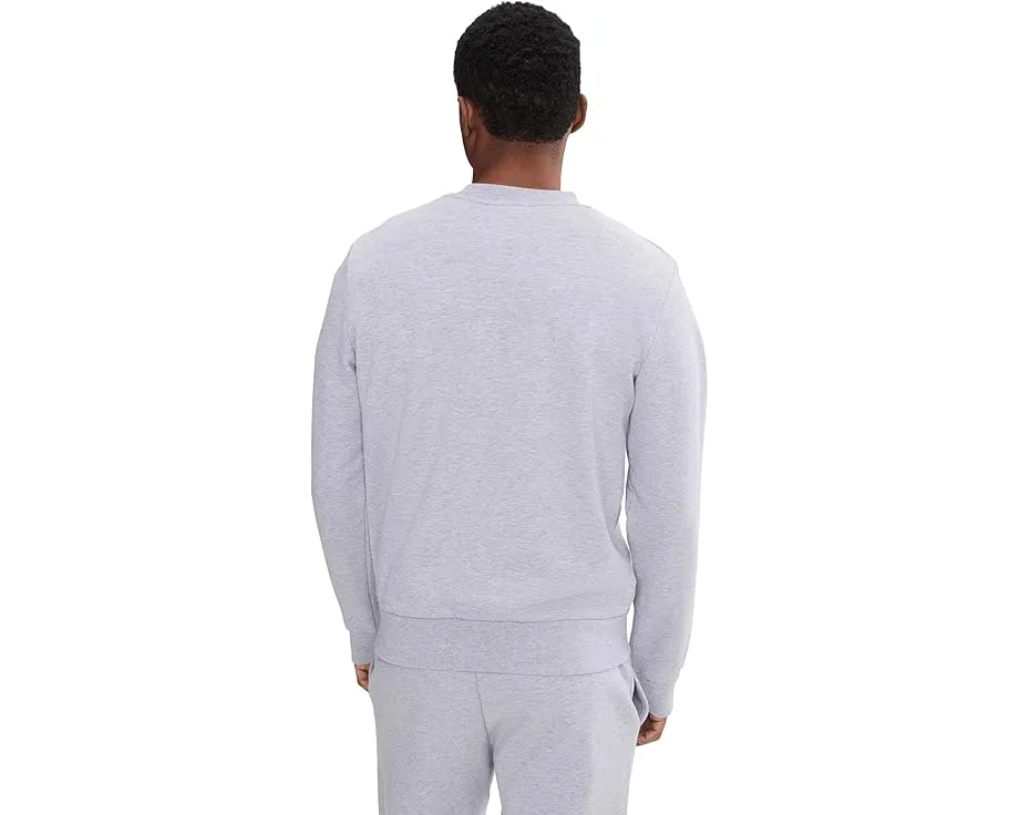 Толстовка Lacoste из флиса с круглой горловиной и органическим хлопком