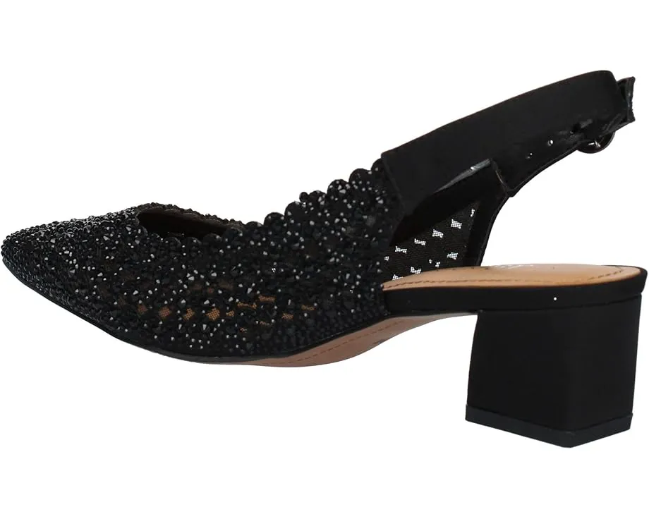 Туфли J. Renee Pranil на квадратном каблуке с отделкой стразами