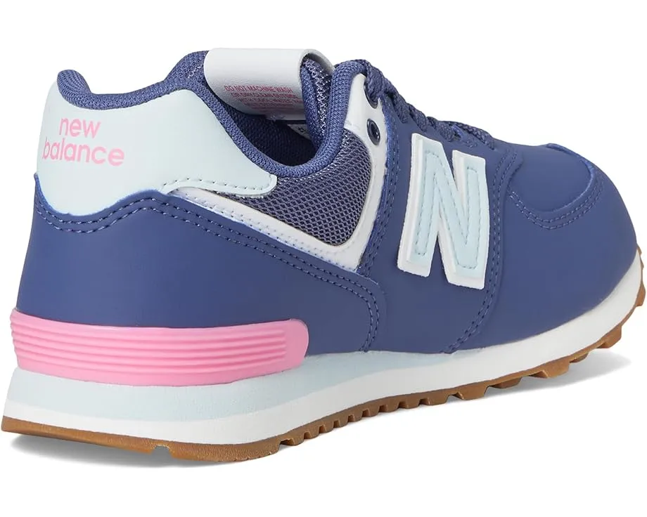 Детские кроссовки New Balance 574 с верхом из замши и сетки