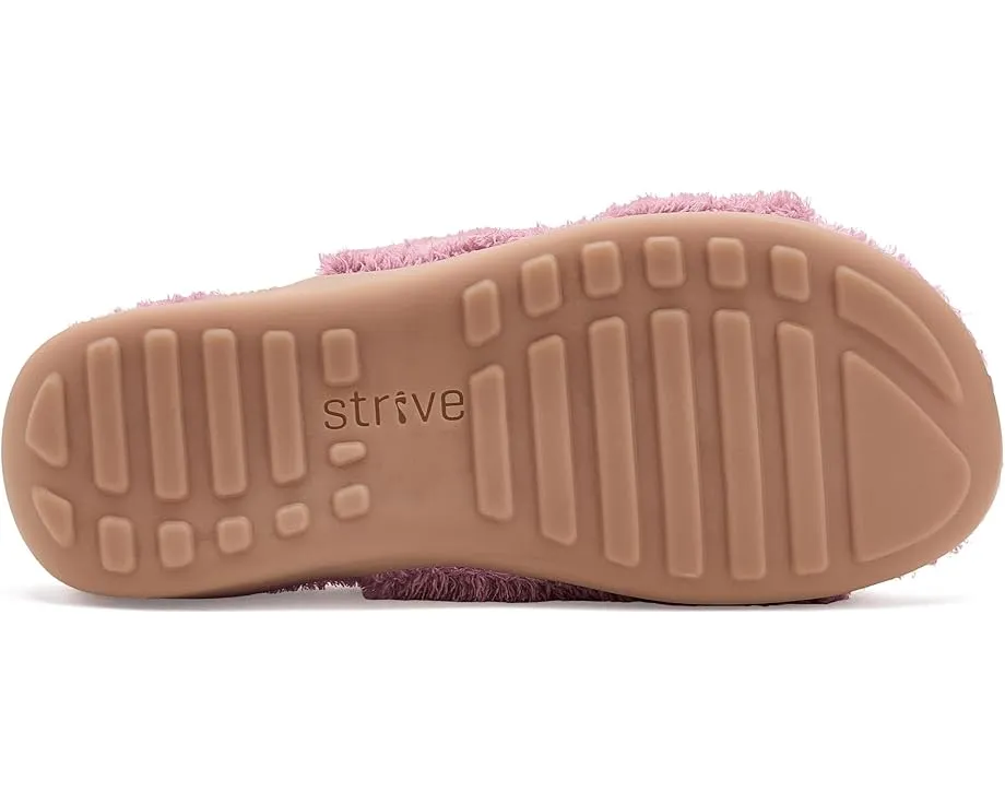 Домашние тапочки Strive Zoey с ворсистым верхом и двойной стелькой