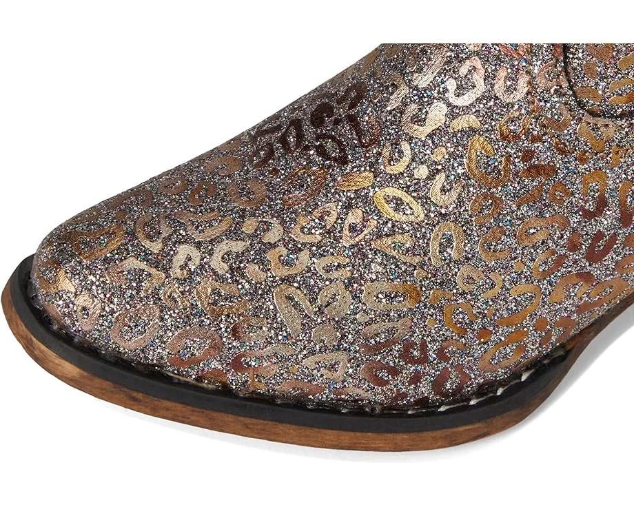 Roper Riley Leopard детские сапоги с леопардовым принтом и квадратным носком
