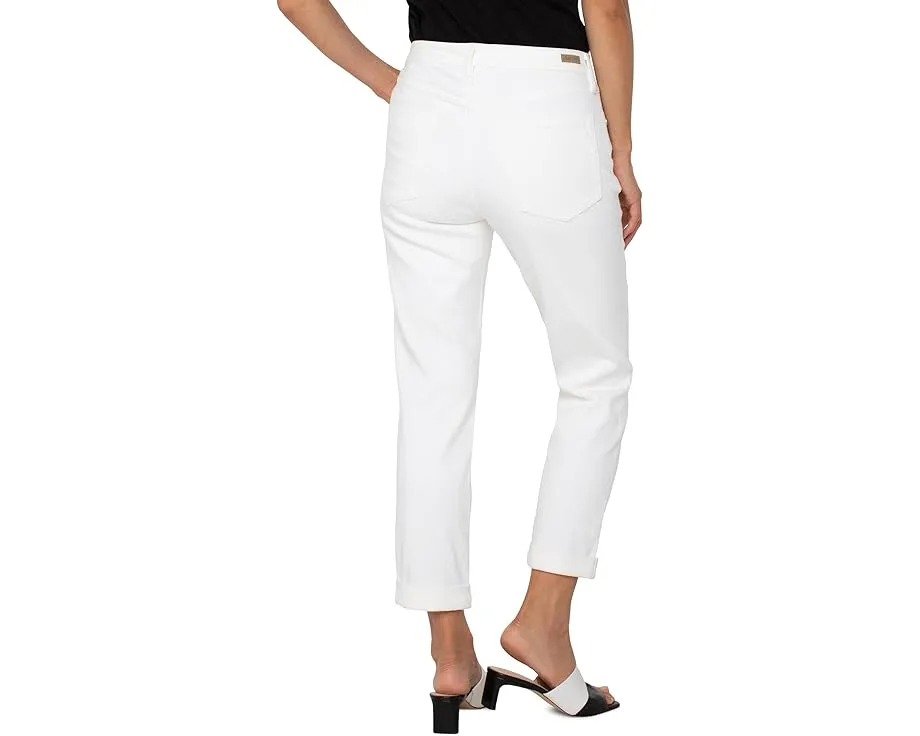 Джинсы Liverpool The Keeper Boyfriend с подвернутым низом