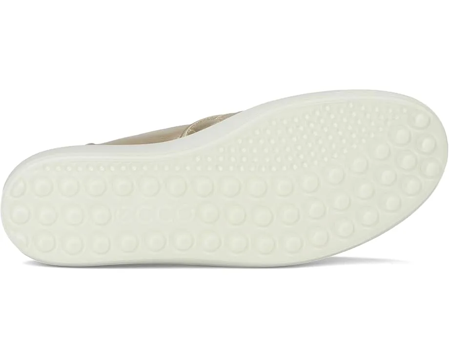 Кроссовки ECCO Soft 7 Woven Slip-On 3.0 с эластичными вставками и кожаным верхом