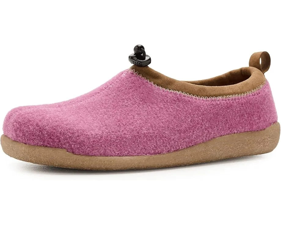 Тапочки Samso из шерстяного войлока с натуральной резиновой подошвой и регулируемым шнурком