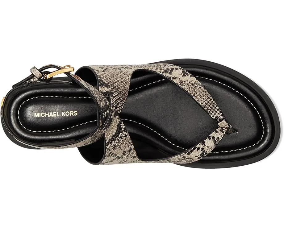 MICHAEL Michael Kors сандалии Irene Flat Thong с ремешком и плетеным верхом