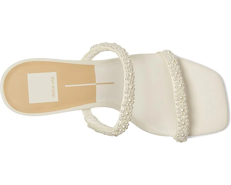 Босоножки Nolah Pearl на квадратном каблуке с жемчужным декором