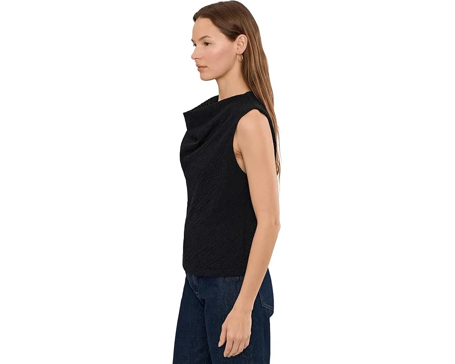 Топ Vince Shadow Grid с капюшоном и фактурной вязкой