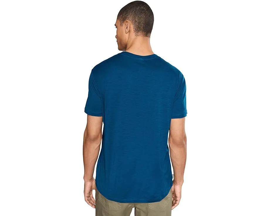 Футболка Icebreaker Merino 150 Tech Lite с коротким рукавом и полосками из мериносовой шерсти