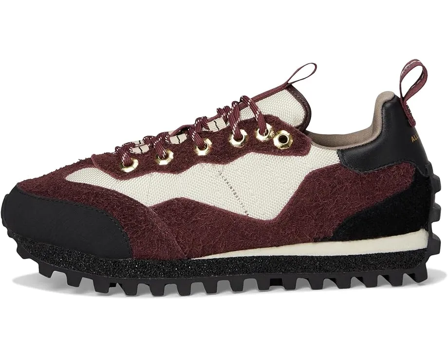 Кроссовки AllSaints Nevis из замши с массивной подошвой