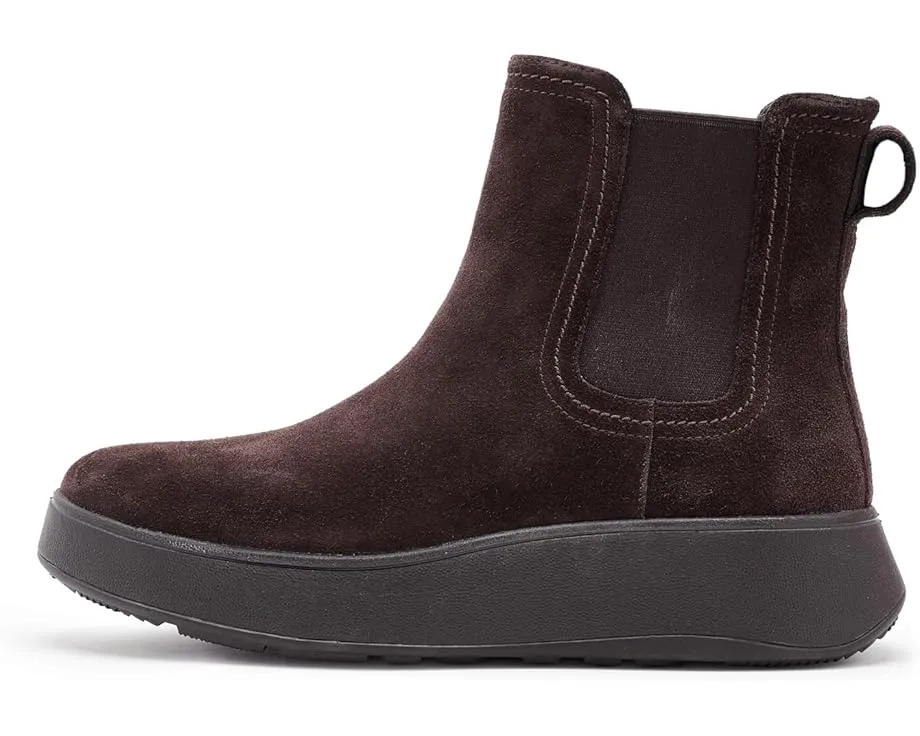 Chelsea-ботинки FitFlop F-Mode Stitch Warm из замши с технологией Microwobbleboard