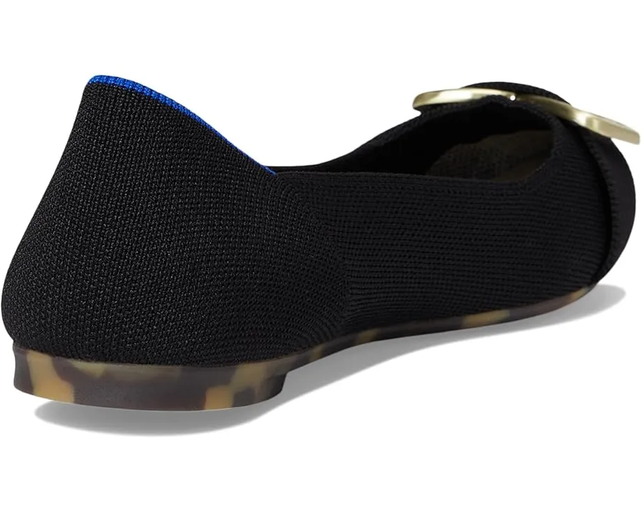 Балетки Rothy's The Emblem Point II с металлическим декором