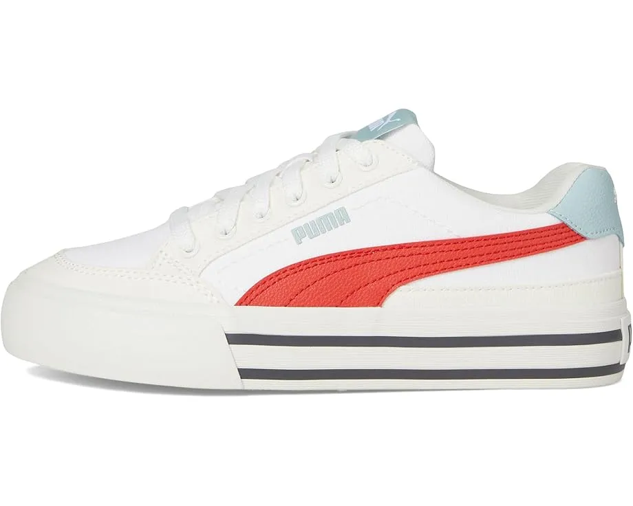 Детские кроссовки Puma Court Classic Vulc с кожаным верхом и вулканизированной подошвой
